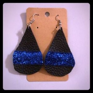 Blue Line Earrings